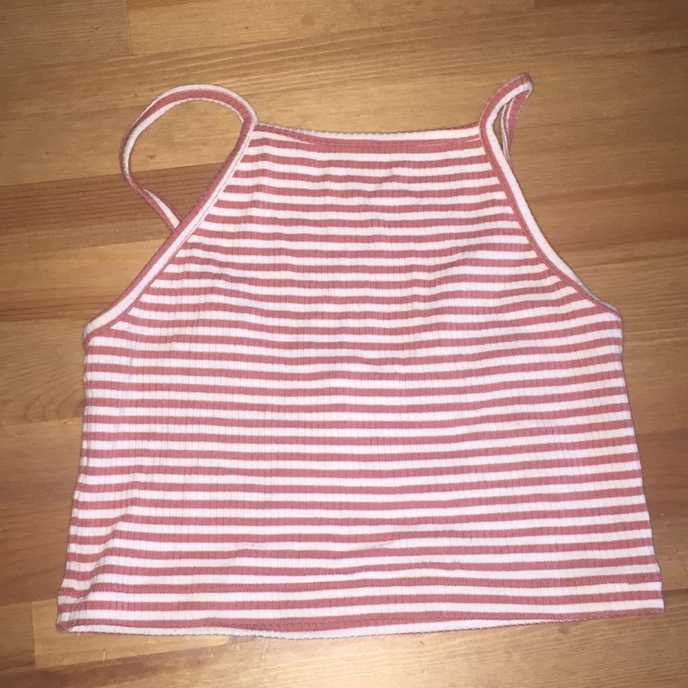 Striped crop top